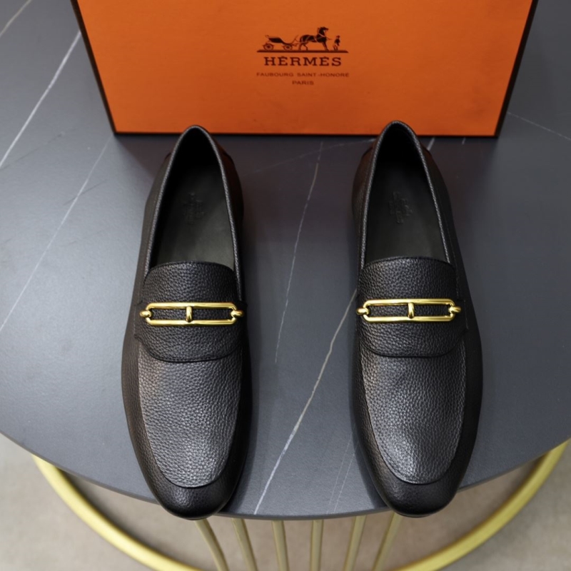 H**mes leather shoes